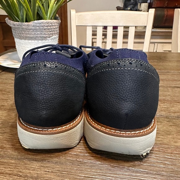 Dockers‎ Knit Oxford Einstein Dress Shoes Casual Sneakers Navy Blue Men's 12M - Picture 7 of 11